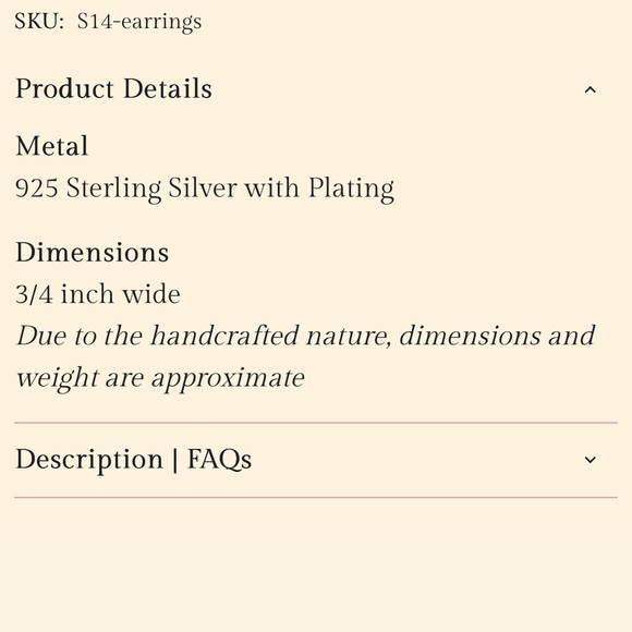 Athena Gold Shell Earrings - Picture 9 of 10